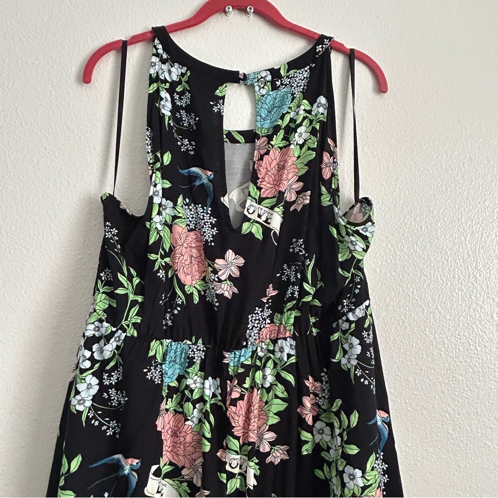 Torrid Floral Halter Neck High Low Dress | Size 2 - Picture 11 of 15